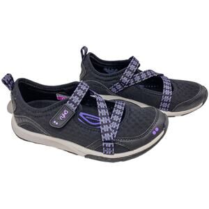 Ryka Women's Mary Janes Walking Shoes Adjustable Mesh 5 5.5 6 6W